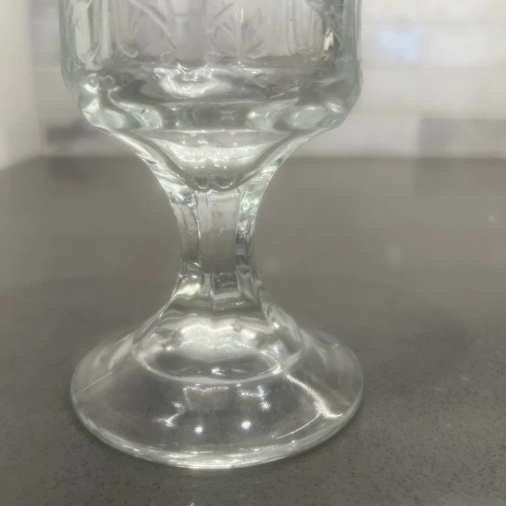 Vintage Indiana Glass Clear 